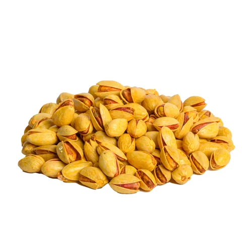 پسته اکبری بوداده زعفرانی