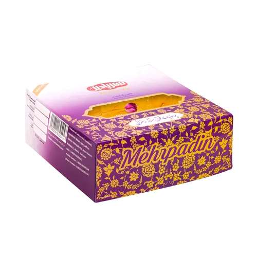 پرده نبات فوق ممتاز زعفرانی بزرگ